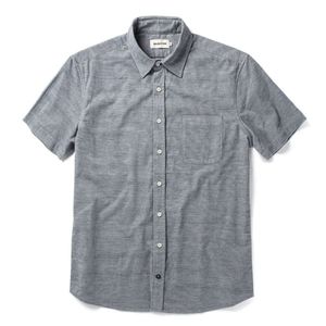 Taylor Stitch Short Sleeve California Shirt in Slate Cord